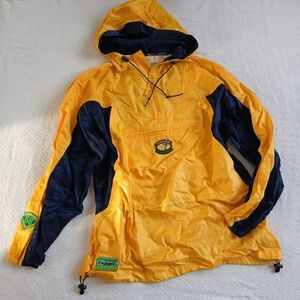 disney ♡ tigger vintage rain jacket yellow spring 90s large winnie the pooh